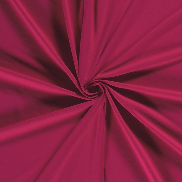 Baumwolljersey uni pink/rot