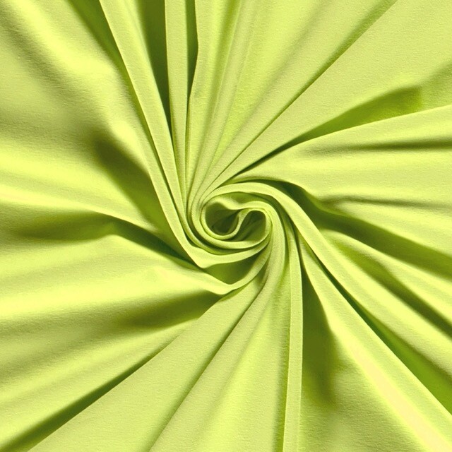 Baumwolljersey uni lime