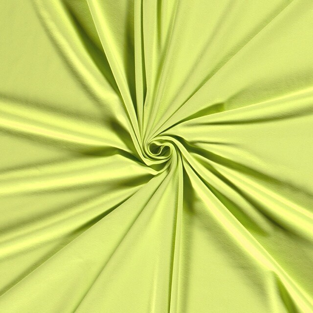 Baumwolljersey uni lime