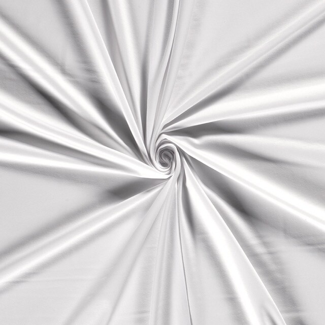 Baumwolljersey uni weiß