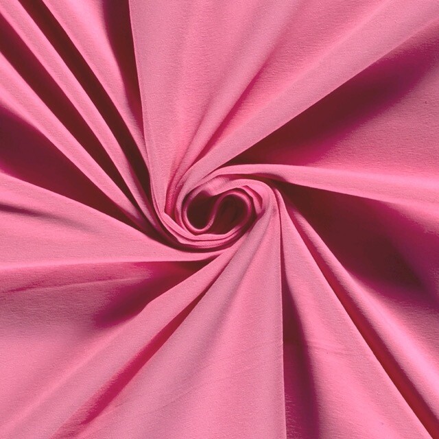 Baumwolljersey uni rosa