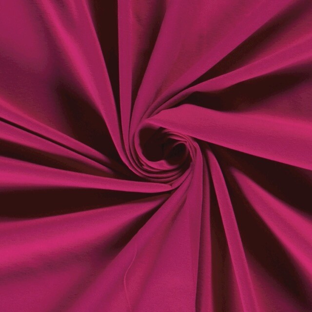 Baumwolljersey uni fuchsia