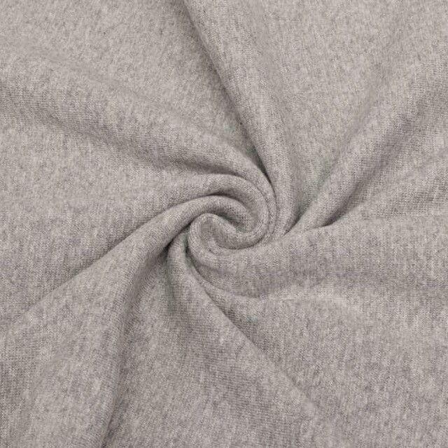 Bündchenstoff grau melange