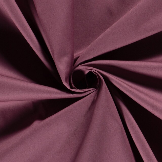 Baumwolle Popeline Uni old pink