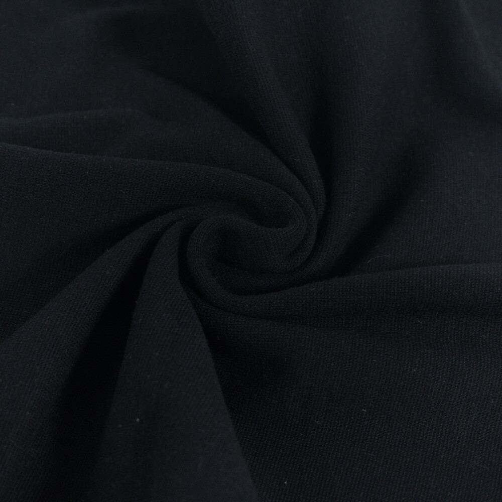 Bündchenstoff schwarz