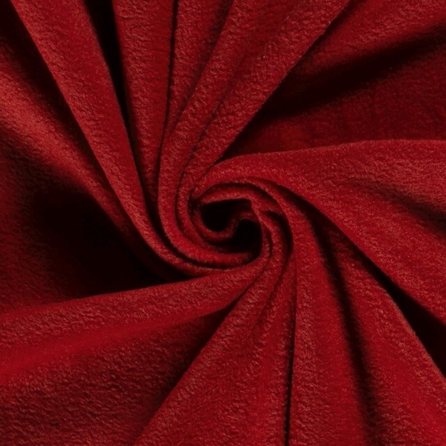 Polar Fleece dunkelrot