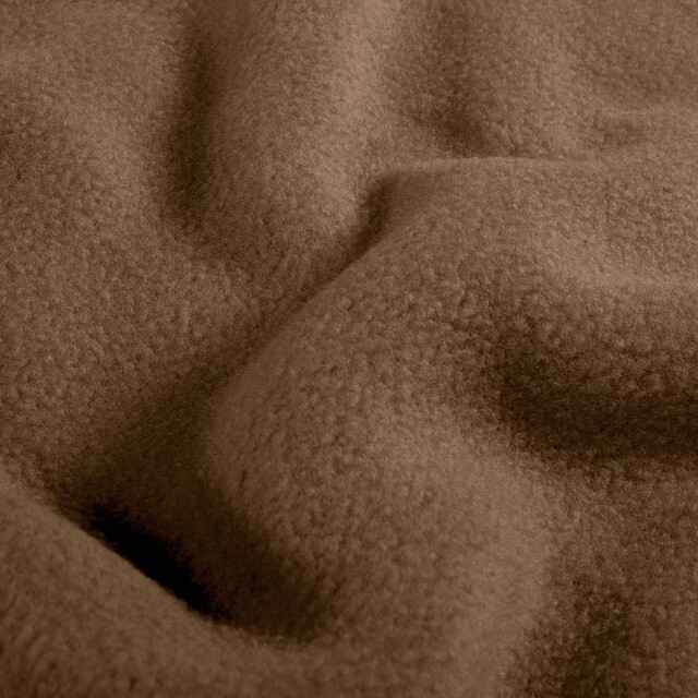 Polar fleece braun