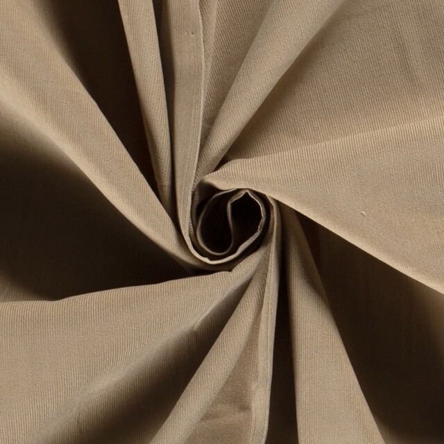 Feincord uni beige