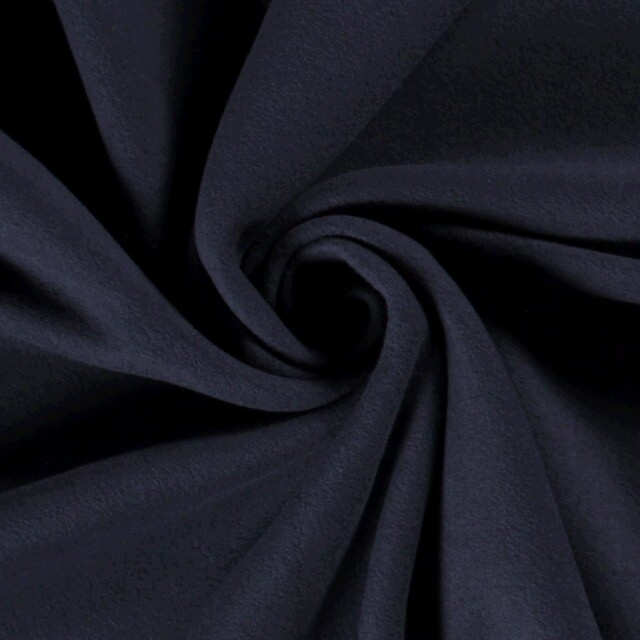 Baumwollfleece marine