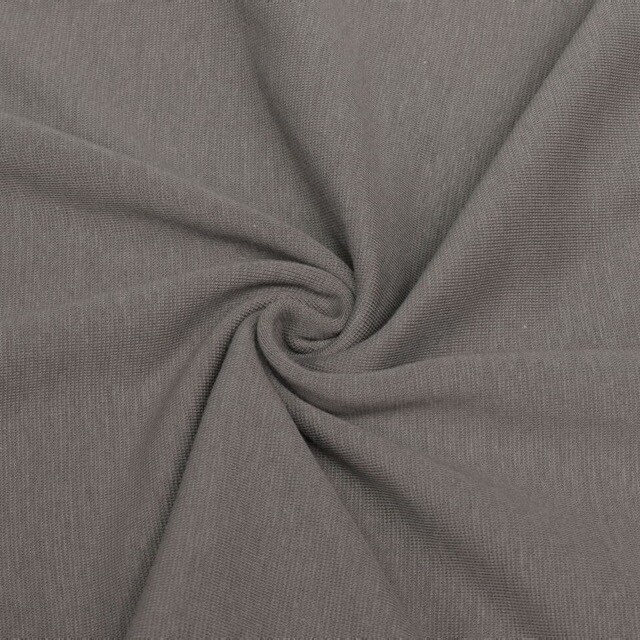 50x70 cm Organic-Baumwolle Bündchenstoff taupe