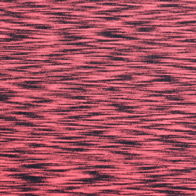 50x70 cm Bündchenstoff neon meliert pink