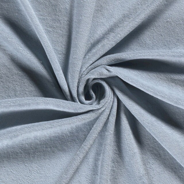 Frottee jersey hellblau