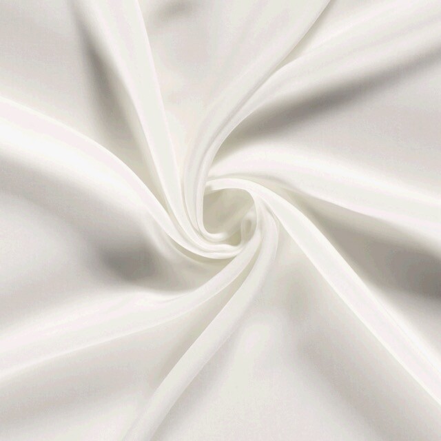 Viskose popeline uni offwhite