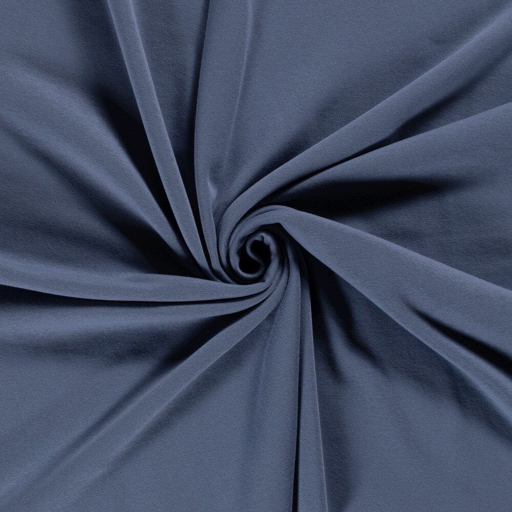 Alpenfleece uni stahlblau