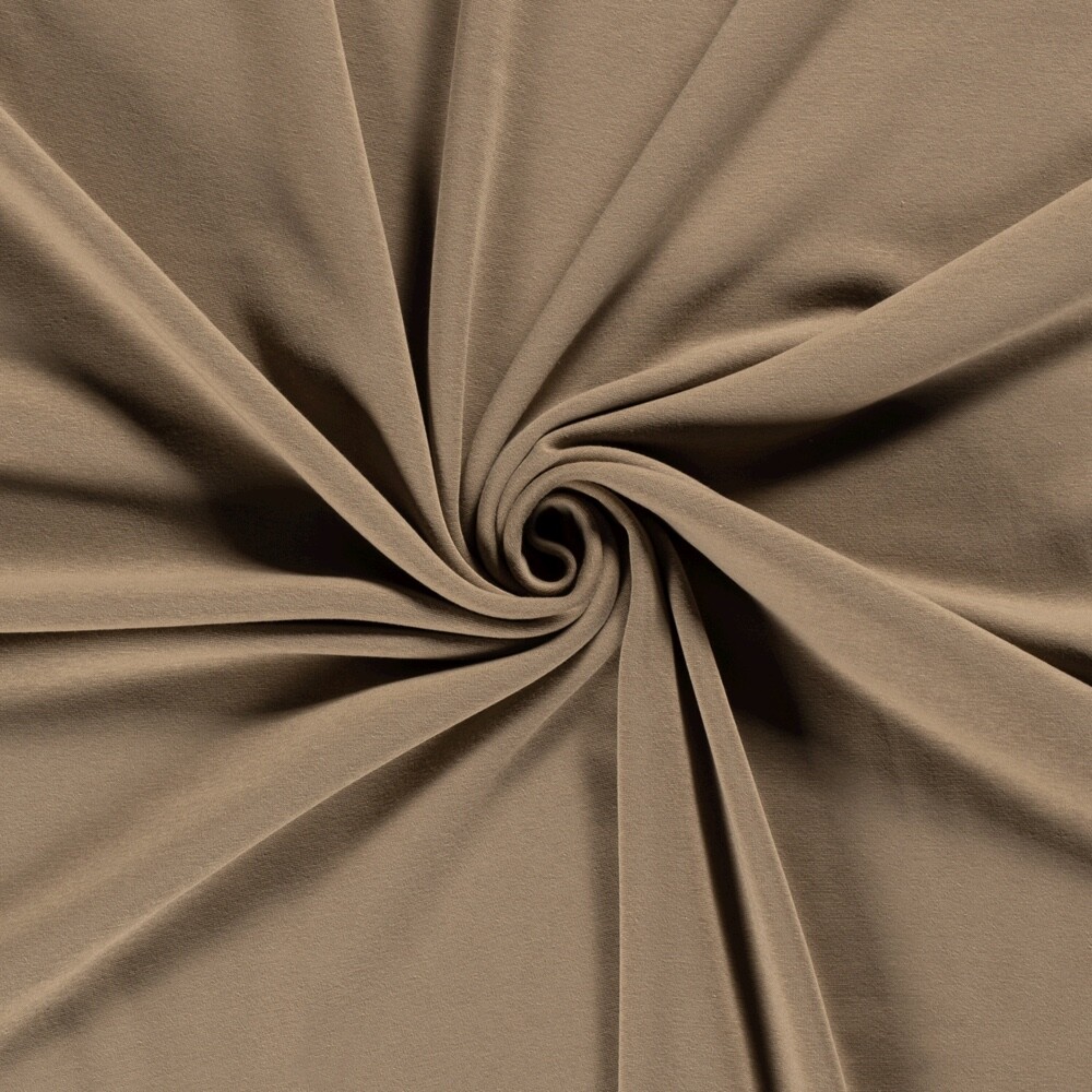 Alpenfleece uni hellbraun