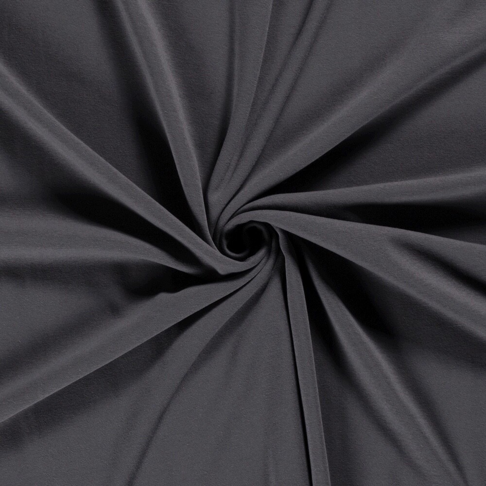 Alpenfleece uni dunkelgrau