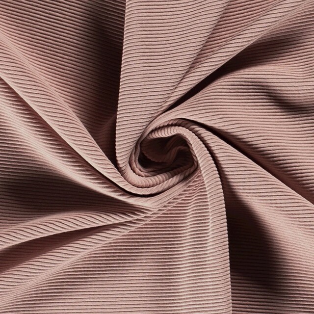 Ottoman Ripp-Jersey uni hellmauve