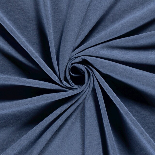 Bambus Jersey Uni indigo