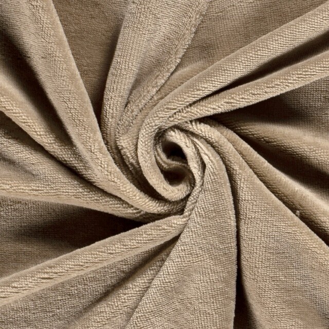 Bambus Frottee-Fleece camel