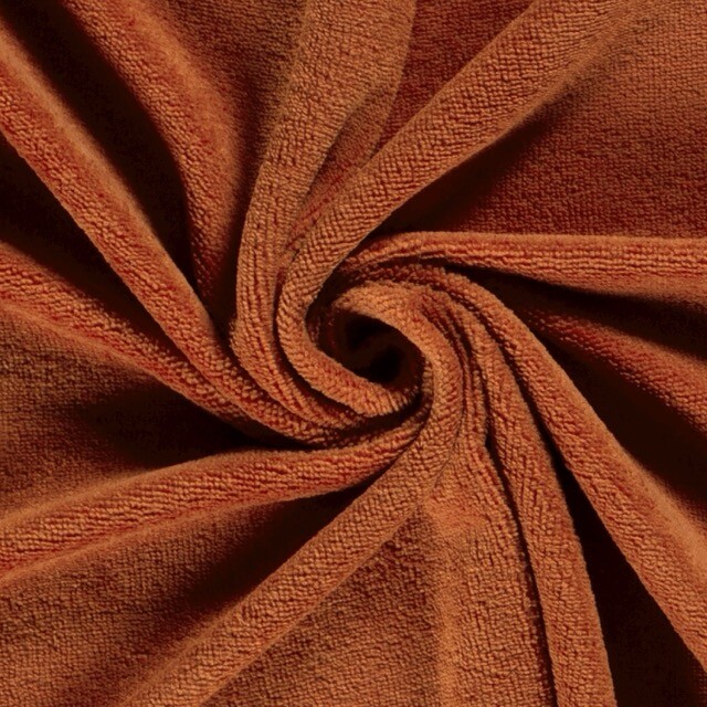 Bambus Frottee-Fleece brick