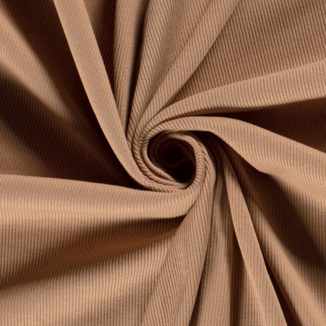 Ripp Jersey Uni terra rosa