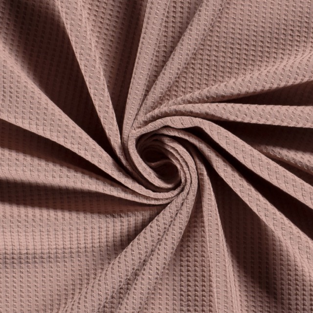 Waffeljersey Uni Hellmauve