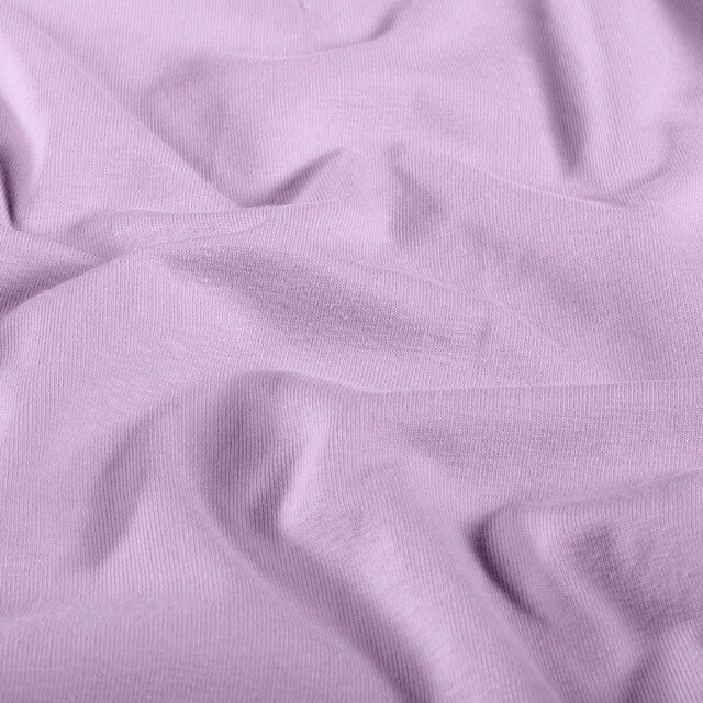 Baumwolljersey uni flieder