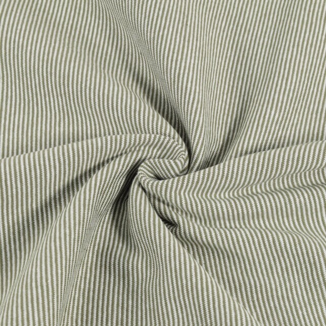 50x70 cm Bündchenstoff gestreift 1mm tannengrün