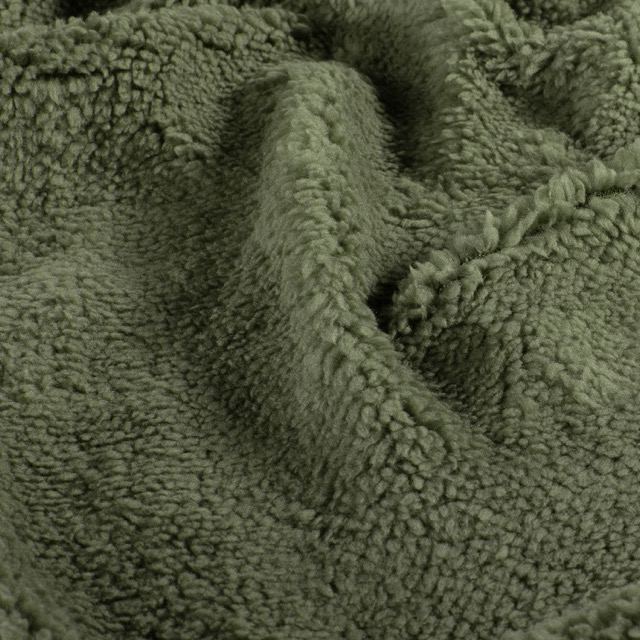 Sherpa fleece uni tannengrün