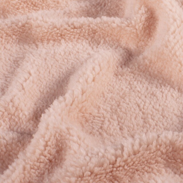 Sherpa fleece uni hellrosa