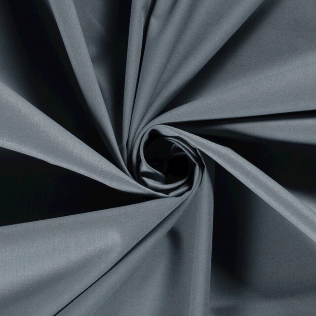 Baumwolle popeline uni indigo