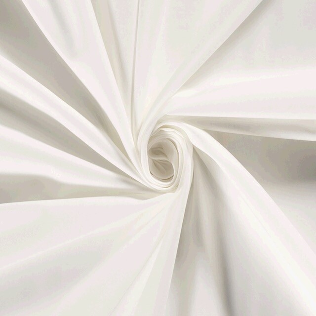 Baumwolle Popeline Uni offwhite