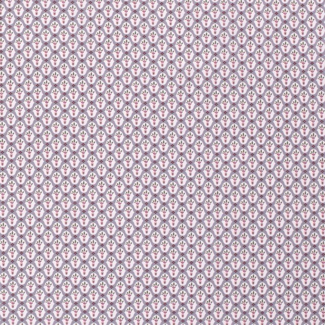 Baumwolle popeline gemustert blumen hellgrau