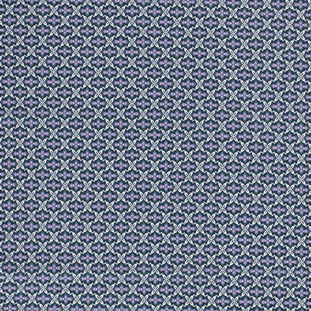 Baumwolle popeline gemustert batik petrol