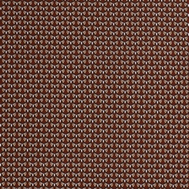 Baumwolle Popeline gemustert Batik braun