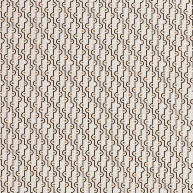 Baumwolle popeline abstrakte Streifen beige