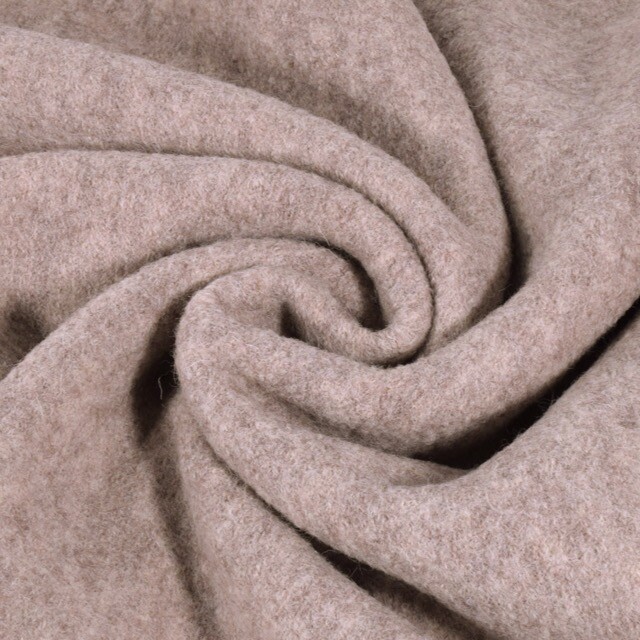 Wollwalk/Walkloden meliert beige