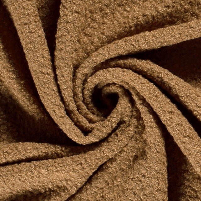 Feinstrick Bouclé Uni camel