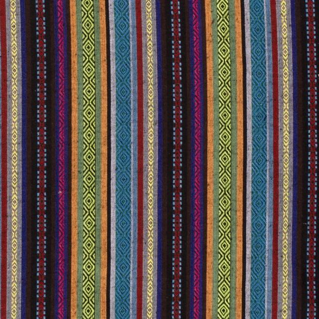 Jacquard Mexikaner Streifen multicolor