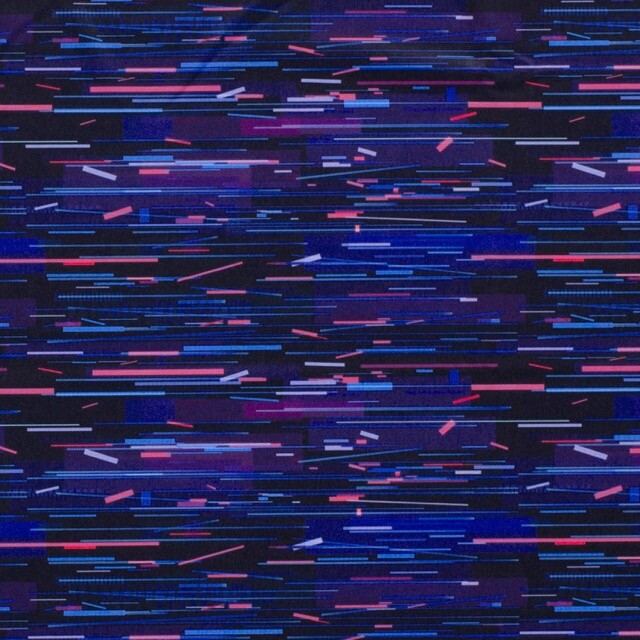 Sportsjersey neonstreifen, schwarz