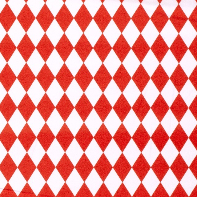 Burlington Polyester rauten rot/weiß