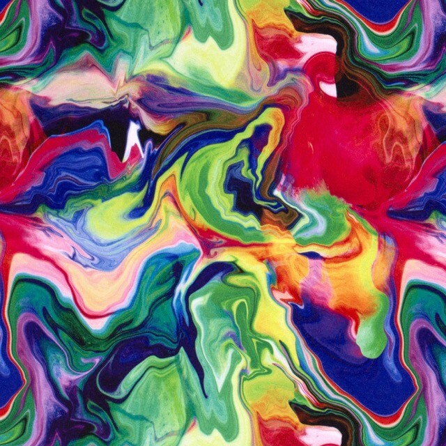 Kostümstoff digitaldruck abstrakt multicolor