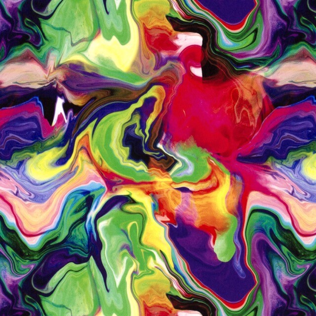 Polyester Jersey Digitaldruck Abstrakt multicolor