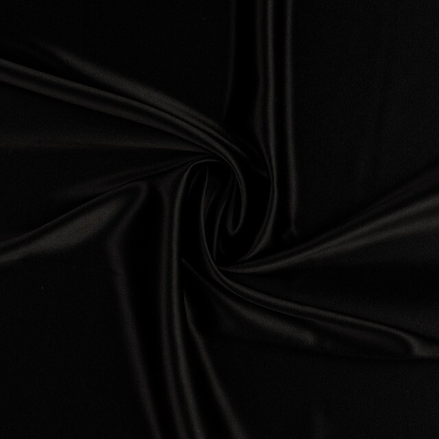 Brautkleider-Satin Uni schwarz