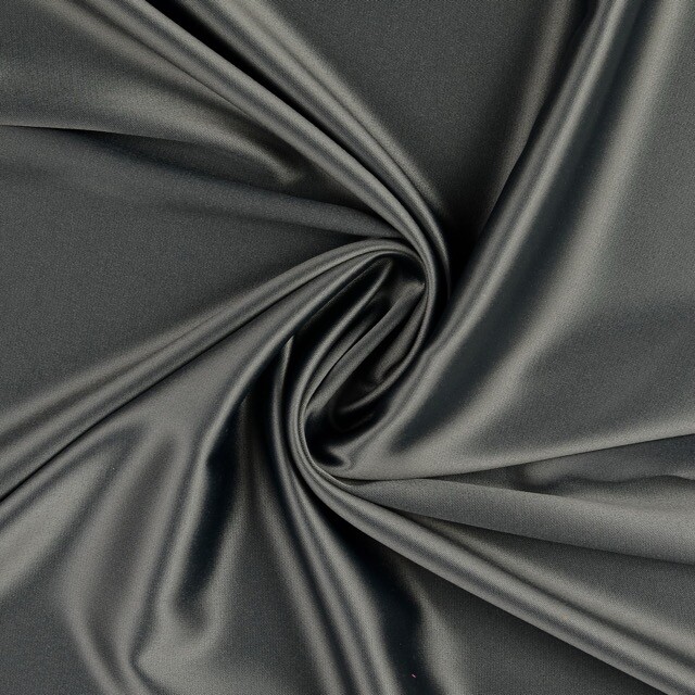 Brautkleider-Satin Uni grau