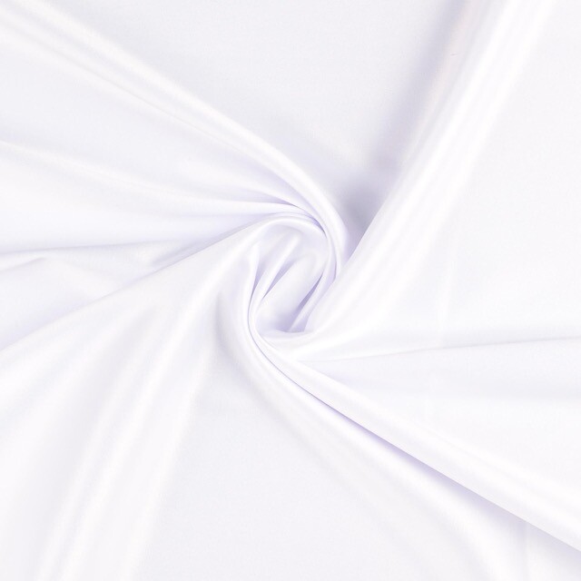Brautkleider-Satin Uni weiß