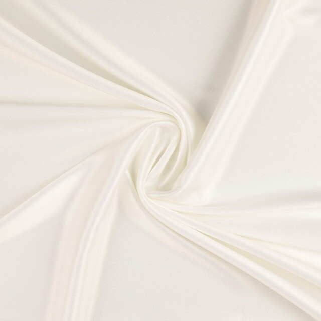 Brautkleider-Satin Uni natur