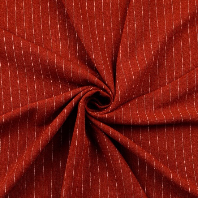 Viskose leinen slub streifen kupfer