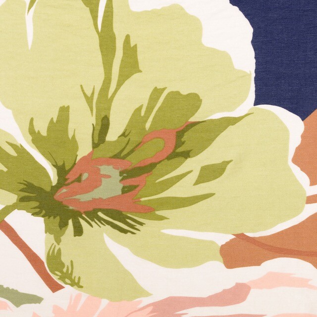 Viskose Nylon Twill Blumen 