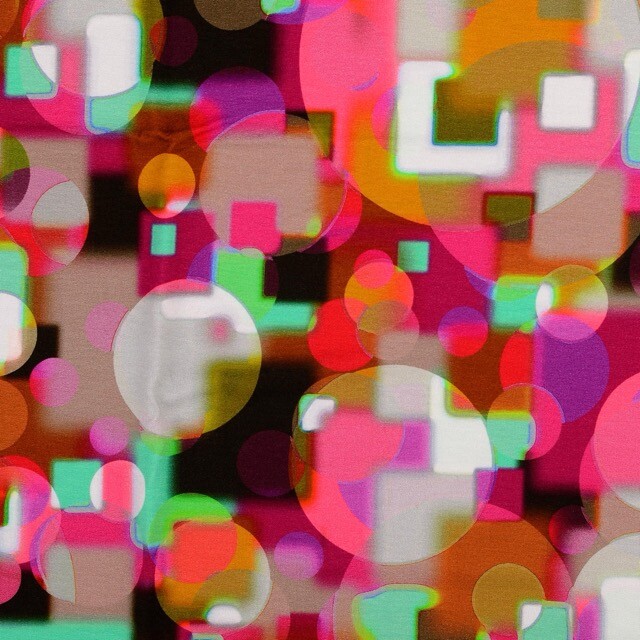 Viskosejersey digitaldruck batik pink